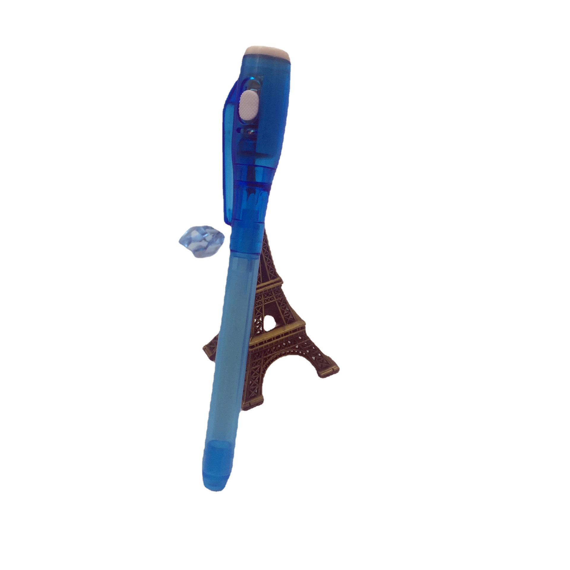 Creativo pequeño regalo UV detector de dinero pluma mágica invisible confidencial resaltador UV pluma multifuncional pluma de plástico