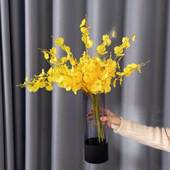 Manufacturer's Dance Little Branch Dances Orchid Cross-border Artificial Flower Fake Flower Green Plant Wholesale Wedding and Celebration Decor MW32101