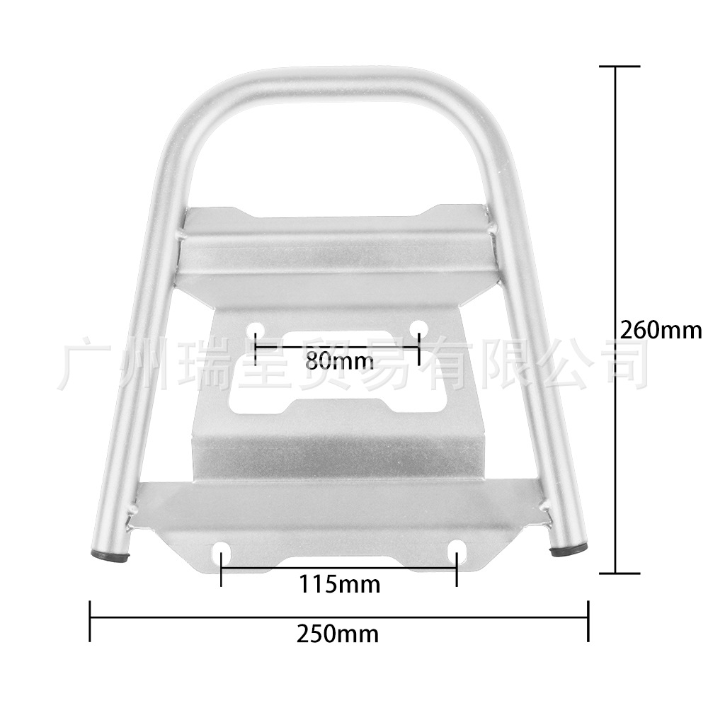 Suitable for Triumph Tiger 850 900GT three-case side box bracket luggage rack tail rack side rack