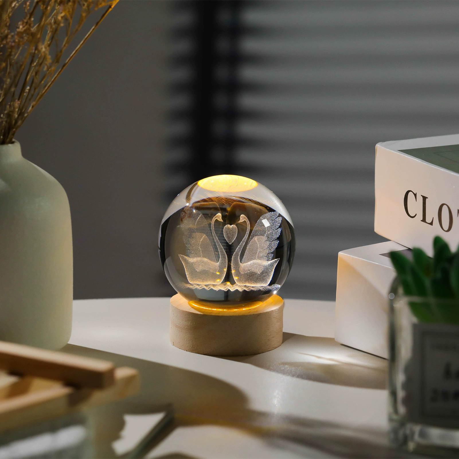 Creative night light, decorations for office, 3D