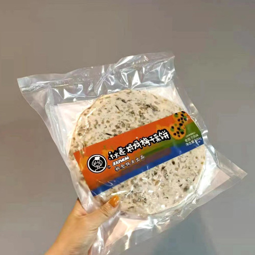 Qiulian Mama's dried plum vegetable cake 500g Guokui Shaobing breakfast heated ready-to-eat snack semi-finished instant shortbread