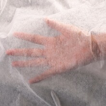 加工定制8530轻薄型本白无纺衬布服装衣服辅料耐水洗粘衬