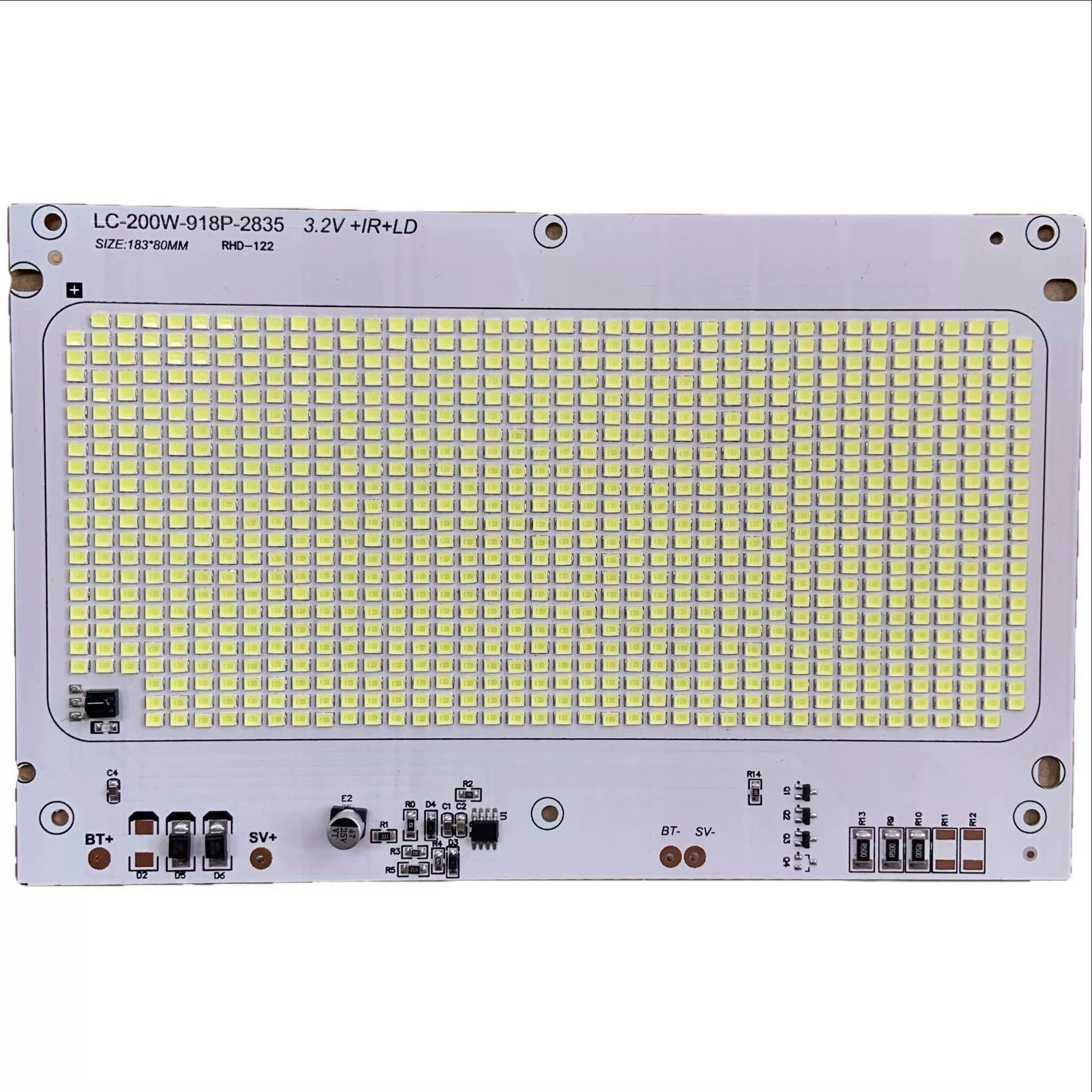 Spotlight solar-powered, light source, controller