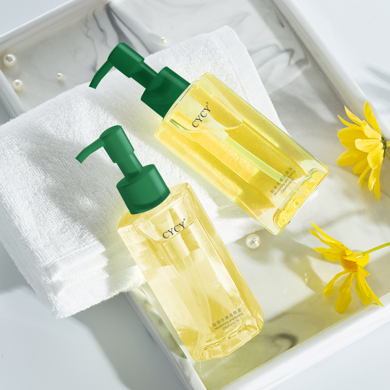 CYCY沁润水感卸妆油 清爽不油腻温和卸妆眼唇脸三合一 植物卸妆水