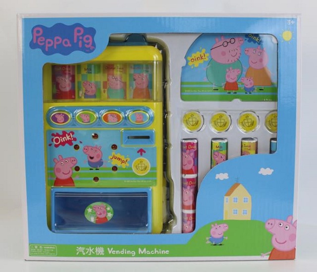 Piggy play House Peppa pastel de cumpleaños sensor infrarrojo control remoto luz que sopla la vela madre y el bebé al por mayor