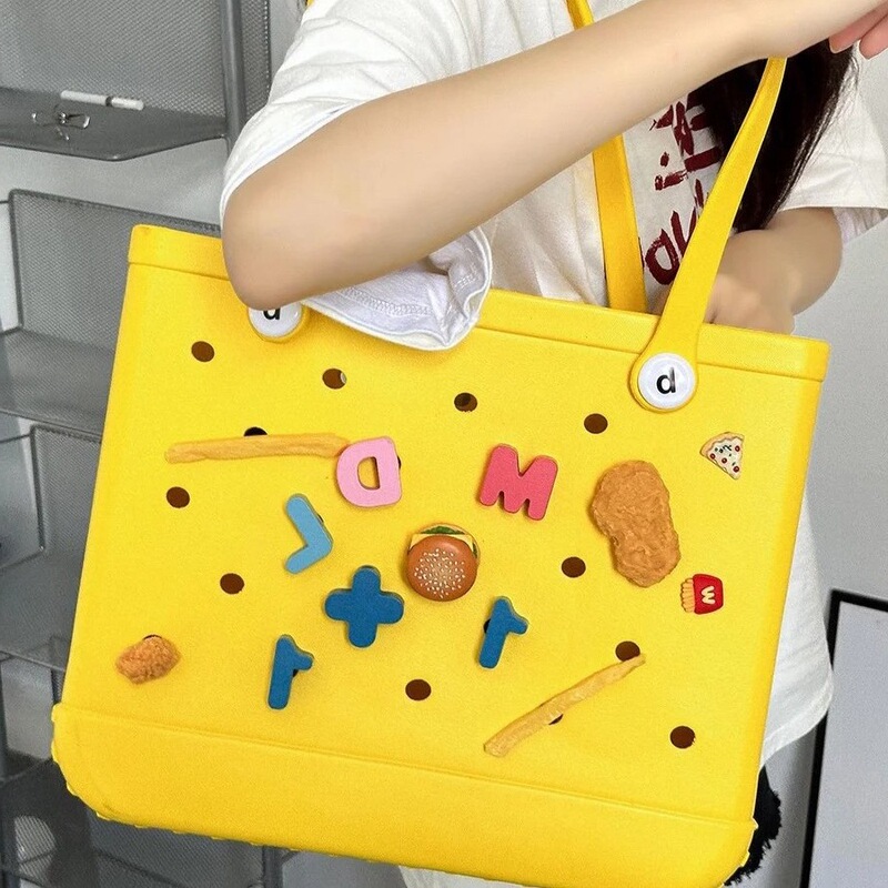 Women's Handbag Eva Hole Beach Bag Tote Bag Medium Manufacturer Bag Danny Beach Bag Rubber Bag