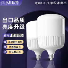 出口品质家用led节能灯e27螺口灯泡室内照明超亮卧室灯大功率球泡