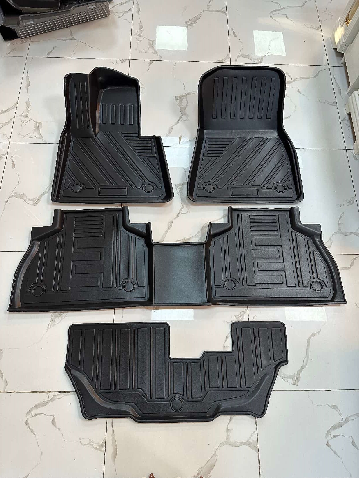 Suitable for 19-26 Models of Bmw X7 Six-Seater/Seven-Seater Cars, Special Car-Specific Waterproof Tpe Floor Mats