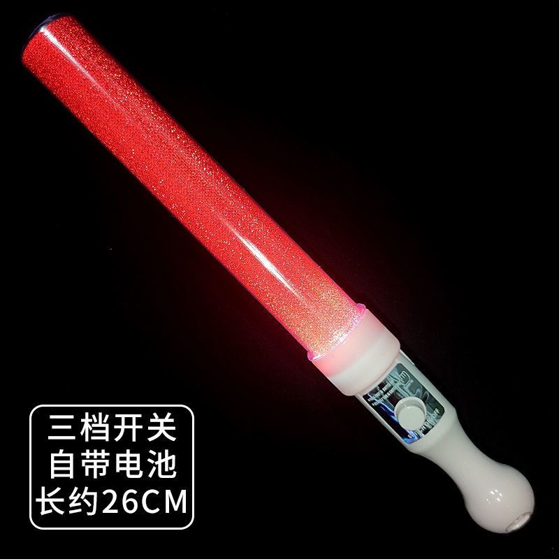 짧은 둥근 막대 빨간색