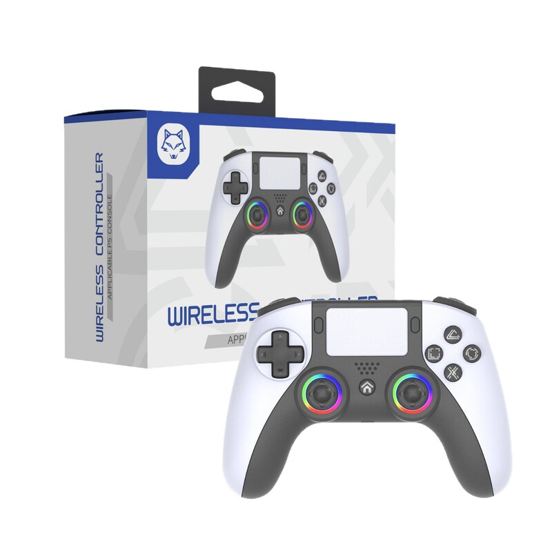 Ps5 Game Controller with Rgb Lights, Ps5 Slim Bluetooth Controller, Ps5 Game Controller with Colorful Vibration Ps5 Game Controller with Rgb Lights, Ps5 Slim Bluetooth Controller, Ps5 Game Controller with Colorful Vibration