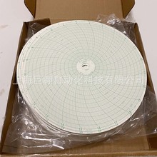 上海大华仪表中圆图温湿度记录纸XQG系列中型圆图记录仪K型1300℃