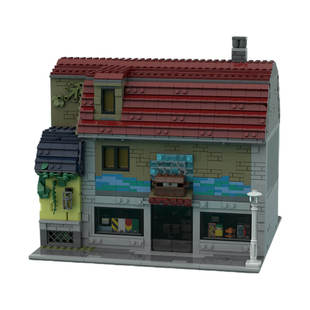 Cross-Border Moc-133953 Street Scene Theme Assembly Model 2956 Particle Number Toys Gifts