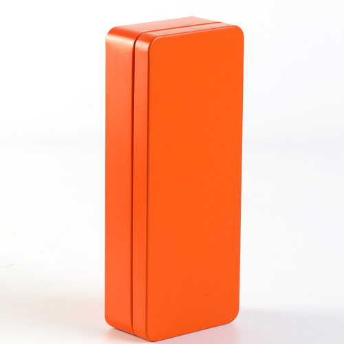 Square tinplate tea box metal office portable universal iron box rock tea two-infusion three-infusion gift iron box