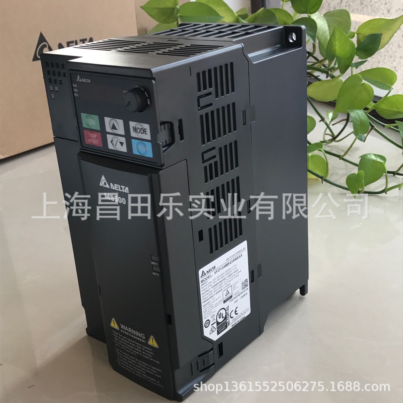 台达变频器VFD2A8MS21ANSAA 0.4kw  220v