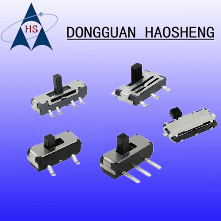 【现货批售】MSK微型小拨动开关/贴片耐温滑动档位开关SS/SK立式