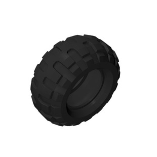 One kilogram compatible with Lego 55976 domestic building blocks small particle building blocks 56x26mm car tire scattered accessories