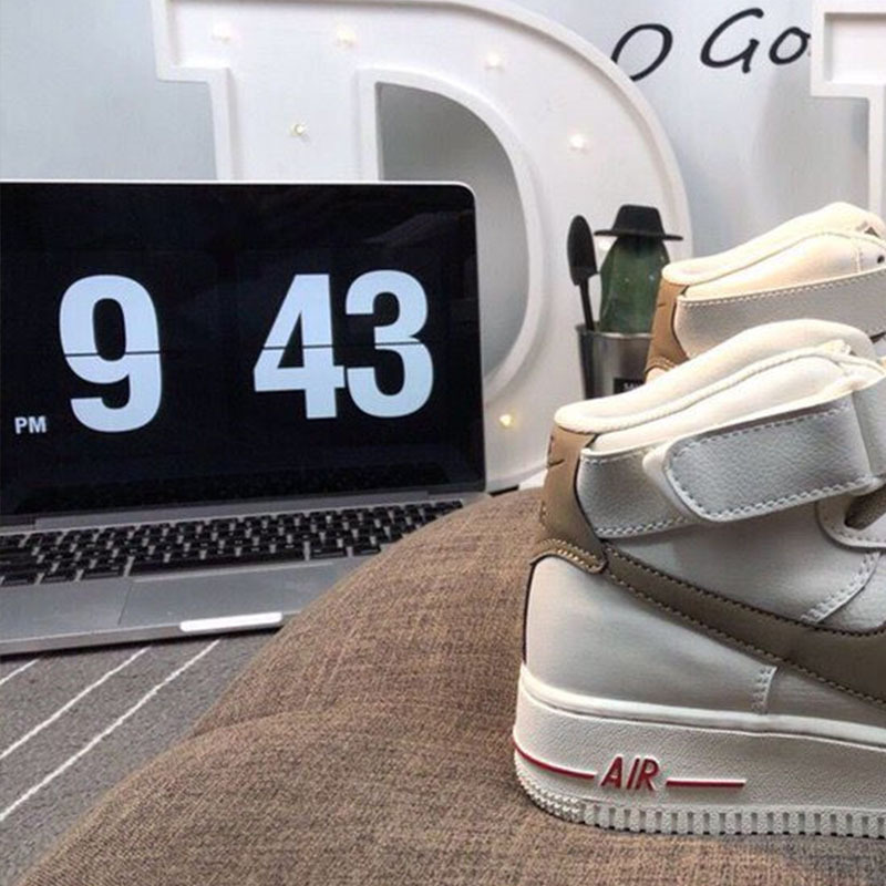 Putian zapatos de la Fuerza Aérea N ° 1 zapatos bajos del tablero superior AF1 zapatos blancos Alta versión AF1 pareja zapatos de hombre y mujer de moda casual