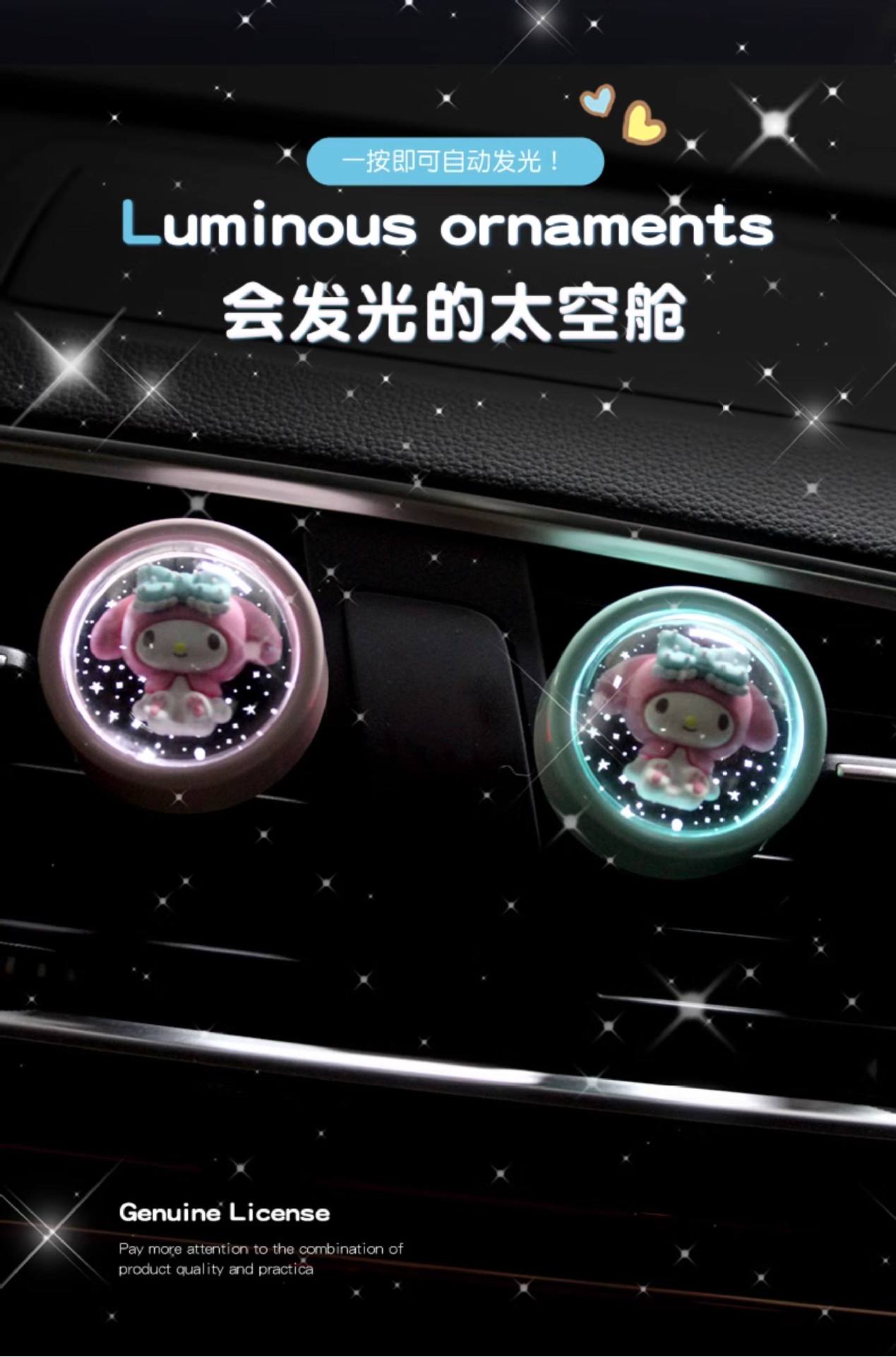 Melody Car Temporary Parking Number Plate, Mobile Phone Number Plate, Car Number Plate, In-Car Number Holder, Cute and High-End for Women