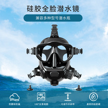 跨境电商爆款新款潜水专用面罩工厂发货运动相机潜水高品质配件