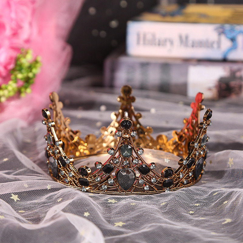 Fábrica directa transfronteriza corona de cabeza de cumpleaños torta de decoración ramo de flores decoración de novia corona de cabeza reina vestido de cumpleaños
