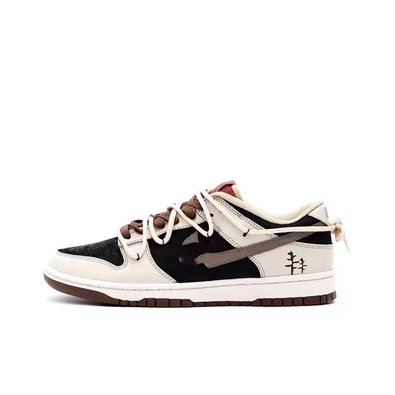 Putian Shoes Pure Original Dunk Deconstructed Shoelaces Rabbit Parallel Lines Space Exploration Campus Low-Top Sneakers White Shoes Putian Shoes Pure Original Dunk Deconstructed Shoelaces Rabbit Parallel Lines Space Exploration Campus Low-Top Sneakers White Shoes