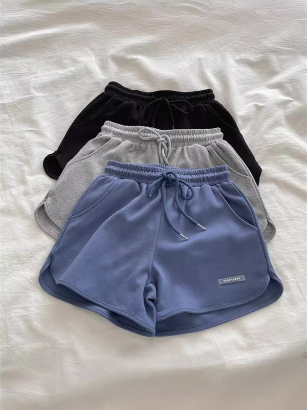 Foreign Trade Korean Style Casual Sports Shorts for Women in Summer, Loose Outer Wear, Running, Comfortable Home Pajamas, Yoga Hot Pants