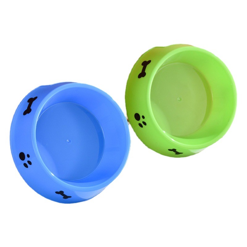 【13】Small Round Bowl Pet Feeding Bowl Dog Food Bowl Small Dog Food Bowl Food-Grade Material