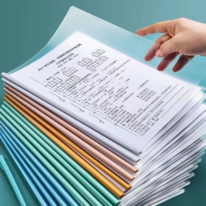 Зажим для стержня A4 Цвет Morandi Зажим для стержня Студенческая папка треугольный зажим вставка папка для страниц тестовая бумага зажим для отчетов 10 шт.