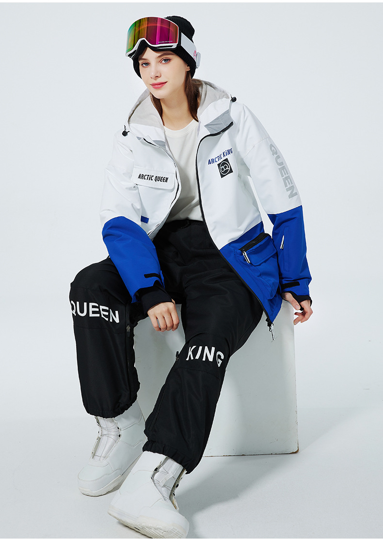 Men's Clothing Ski suit set for men and women couples warm and thick ski suit set single board double board ski suit_viptrois.com