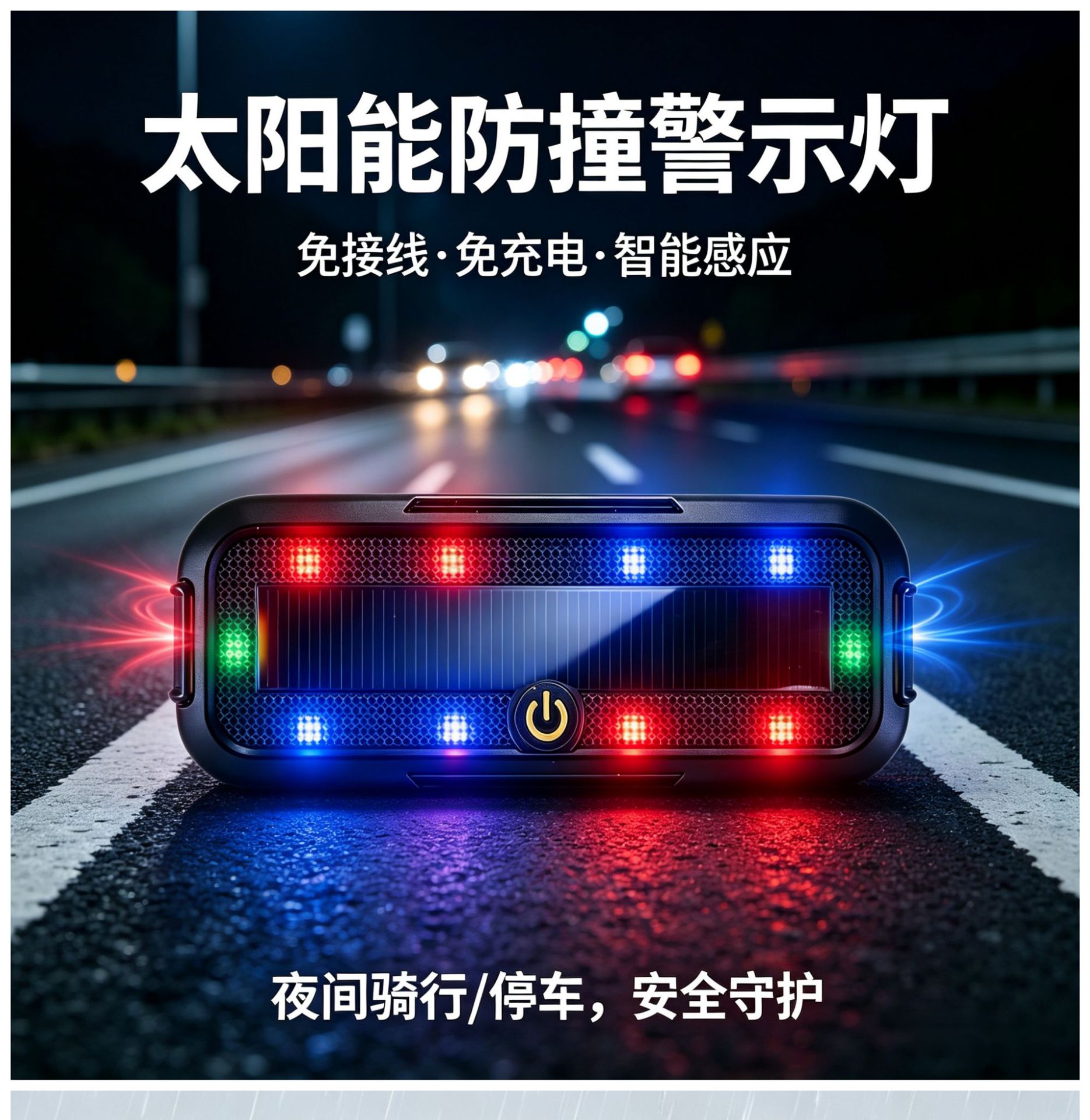 Reflective motorcycle stickers for electric vehicles at night, decorative car scratch covers, vehicle-mounted warning lights, ambient lights