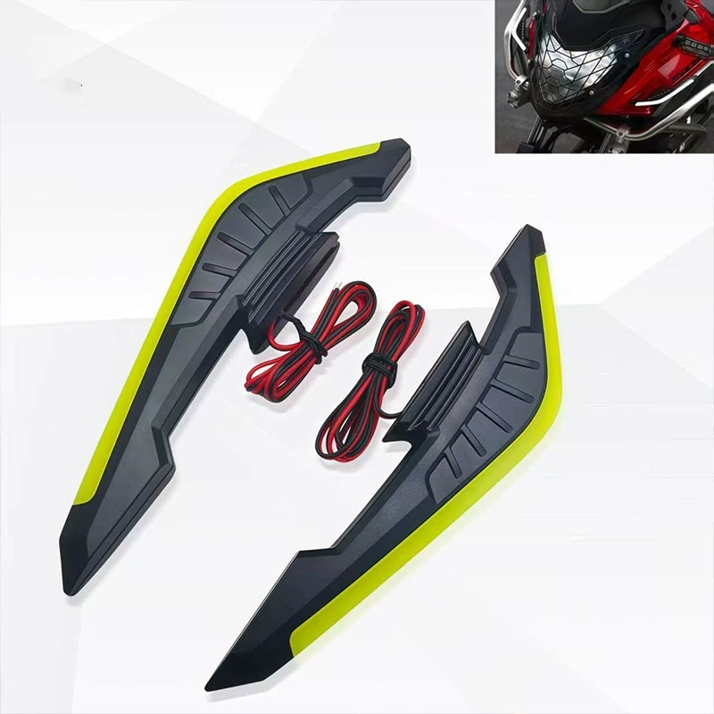 Modified electric car, universal LED lights with light, light strip, sticker