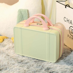 Small Makeup Bag Hand Luggage 14 Inch Convenient Small Fresh Mini Suitcase Girl's Color Storage Box