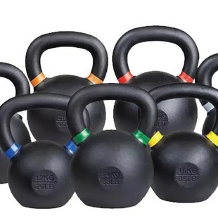 High-End 4--92kg Cast Iron Solid Kettlebell, One-Piece Molding for Boys with Strong Muscles, Girls Shaping, Comprehensive