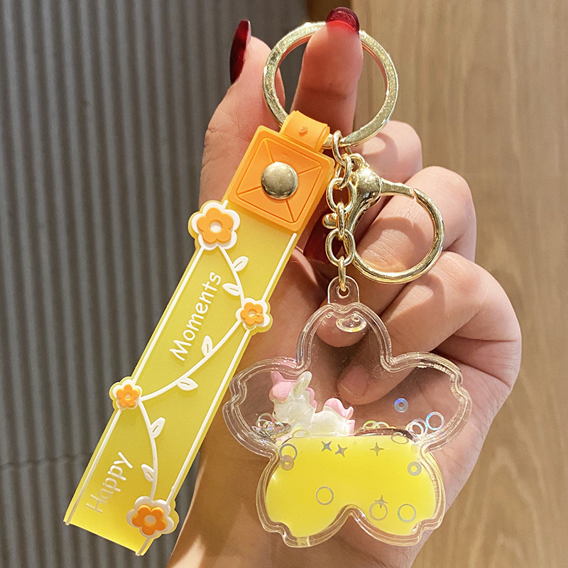 インターネット有名人かわいい馬 Xiaochi 虹馬ユニコーンキーホルダーカップルバッグペンダント車のキーチェーンギフト卸売|undefined