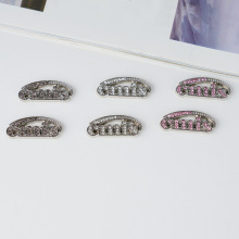 韩国时尚闪钻字母合金贴片DIY发卡发箍头饰包饰饰品配件直销批发