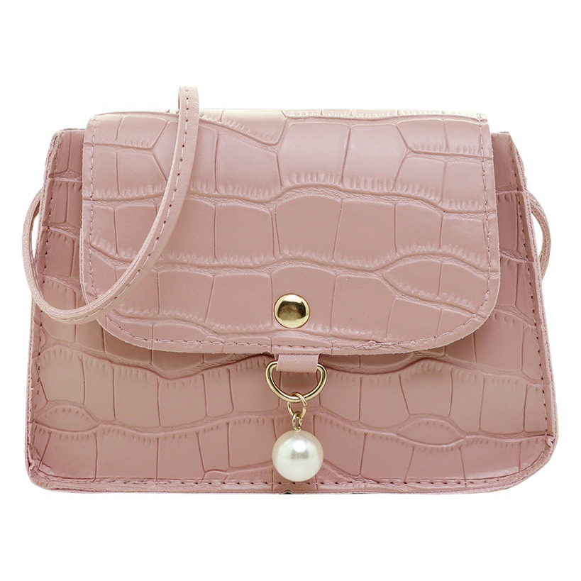Mini Bolso Cruzado Cuadrado para Mujer de PU con Patrón de Cocodrilo y Cierre Magnético para Uso Diario
