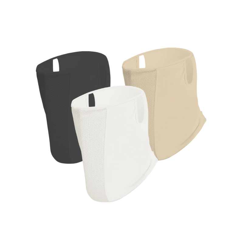 Máscara solar de hielo, máscara de golf de verano, máscara respirada UV, cubierta de cuello de secado rápido al aire libre