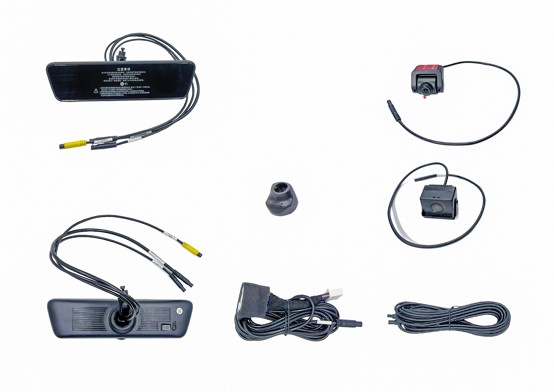 Suitable for Tesla Model 3 Interior Rearview Mirror Model Y Front and Rear Dual-Stream Streaming Media Rearview Mirror S82