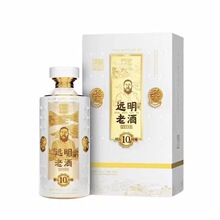 远明老酒 第二代陈坛十贵州酱香型53度纯粮白酒500ml*6瓶