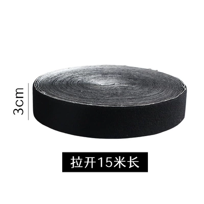 Car Film Application Tool — Car cleaning tools - black-velvet-cloth-3cm-15m