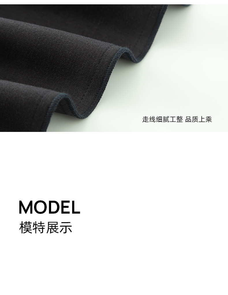 Quần thể thao ống rộng cạp cao dáng suông nữ chất Acetate Tencel mềm mại — Màu trắng be chi tiết 25