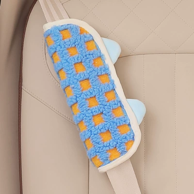 Seat Belt Protective Cover, Seat belt shoulder pad - little-blue-monster-shoulder-sleeves