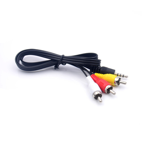Three-in-one set-top box AV cable 3.5mm digital audio cable aux video adapter cable 1 meter 0.65 meter 1.5 meter