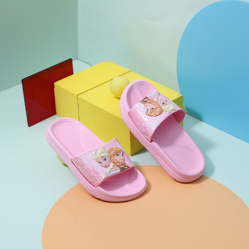 【30% off Flash Sale】Princess Elsa Slippers for Women, Summer Indoor Non-Slip Slippers, Can Be Worn Outside, Beach Shoes E