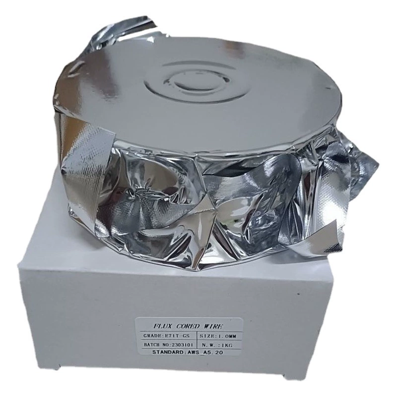 Сварочная проволока без газа с двойной защитой E71T-GS, самозащитная флюсовая проволока без газа 1kg для микро-сварки, трансграничная поставка