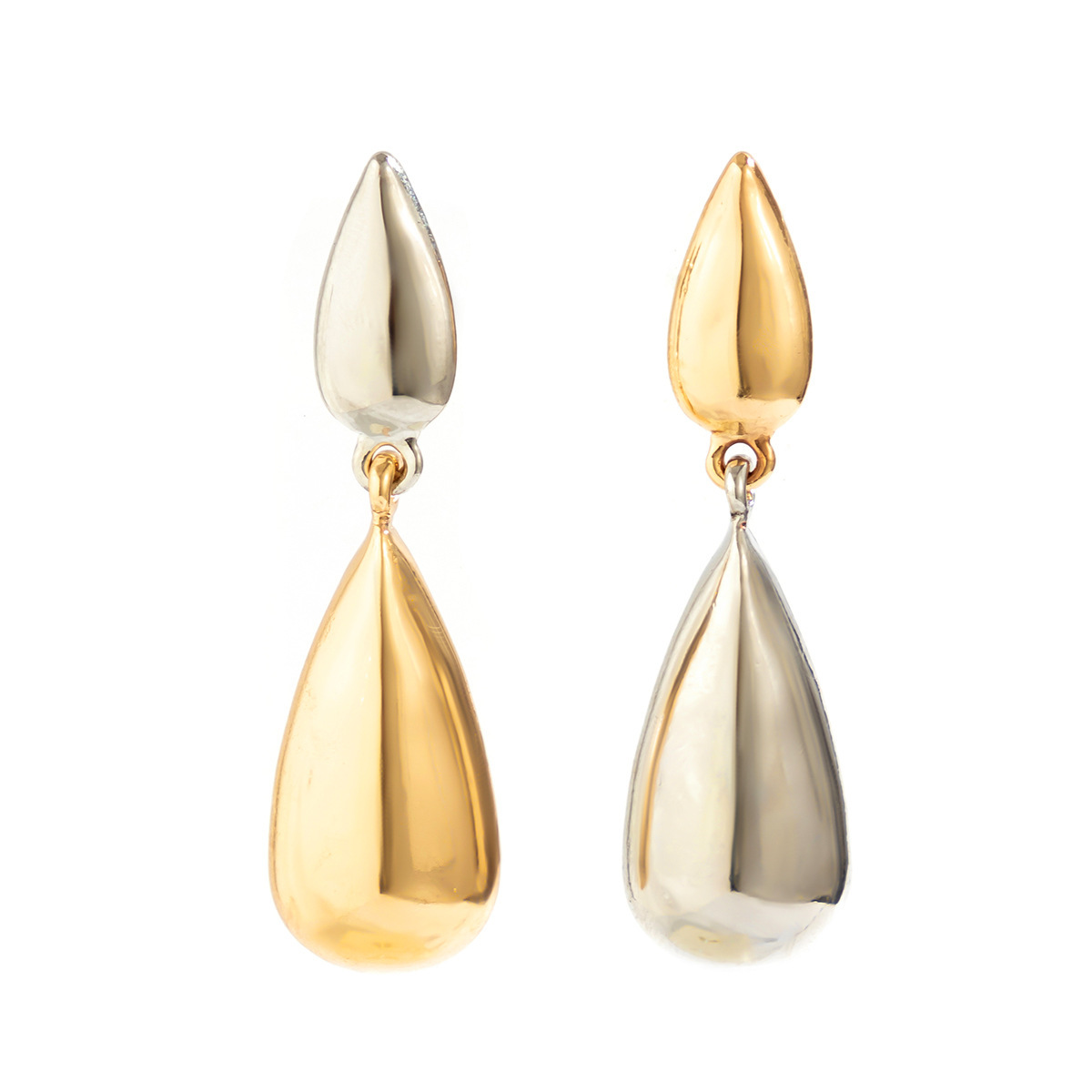 15g Weight Alloy Ear Needle Material Earrings Classification 1 Pair Quantity Holiday, Travel Occasion CCB, Alloy Material Geometric Pattern Women's Gender Plating Design Casual, Elegant, Lady Style 1 Pair Casual Elegant Lady Geometric Plating CCB Alloy Earrings 3