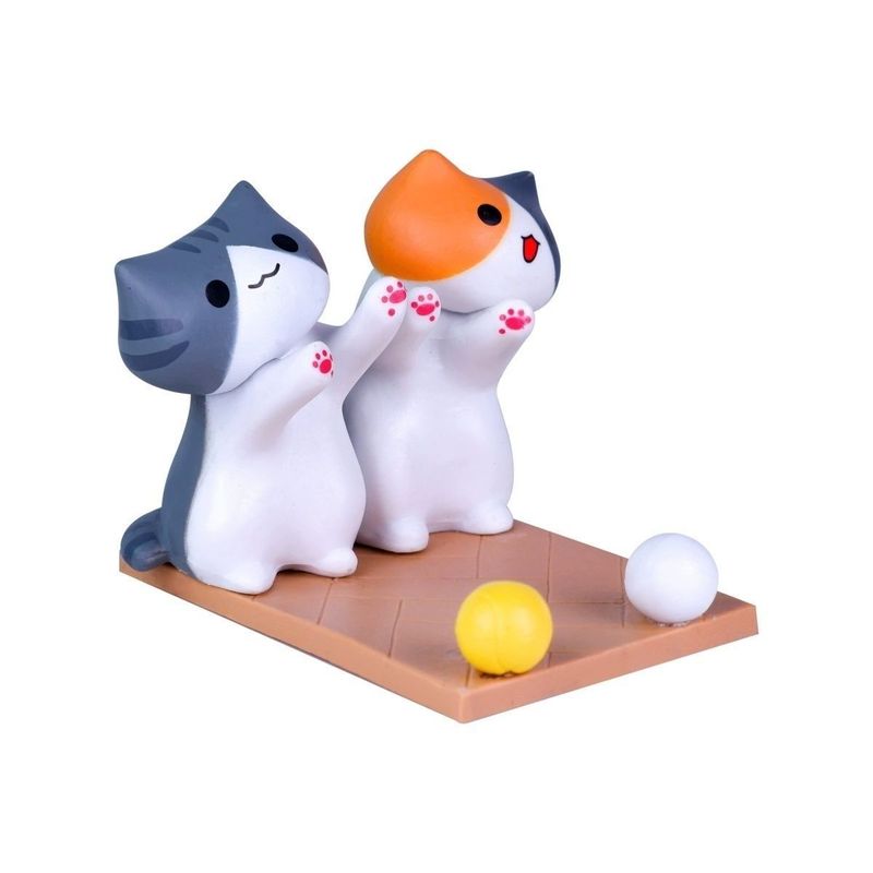 漫画かわいい子猫携帯猫携帯電話スタンドデスクトップタブレットスタンドオフィス置物猫シリーズプレゼント|undefined