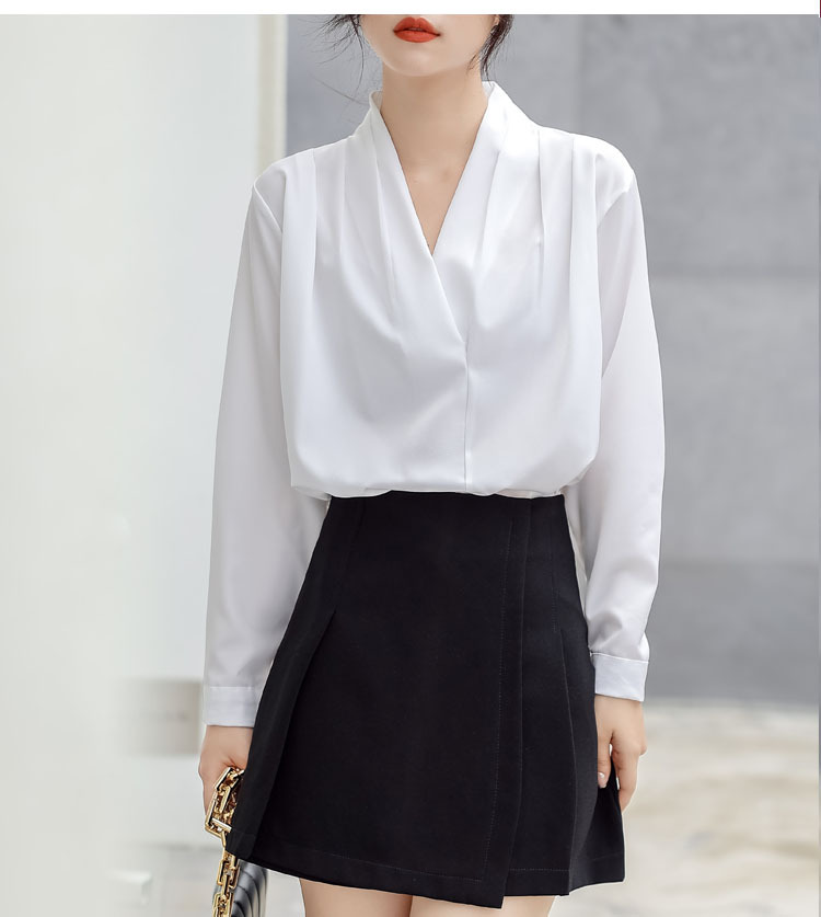 Satin Shirt - Blue