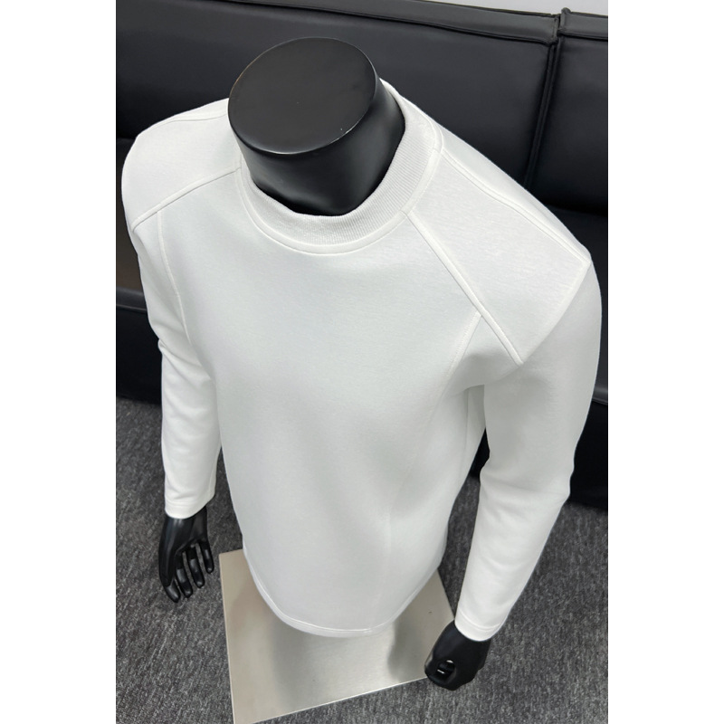 Trendy American-style Deconstructed Patchwork Long-sleeve T-shirt, Autumn Vintage Versatile Loose Casual Top_voghion.com