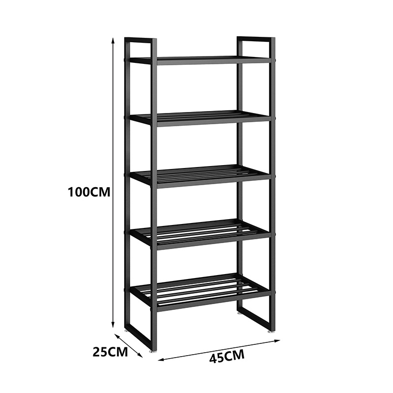 블랙 5 층 45*25*100CM